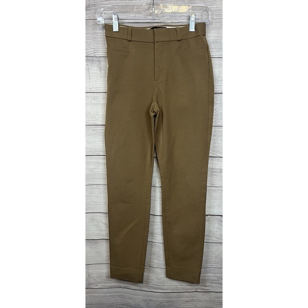 Banana Republic High-Rise Sloan Pants Petite 00‎ Brown